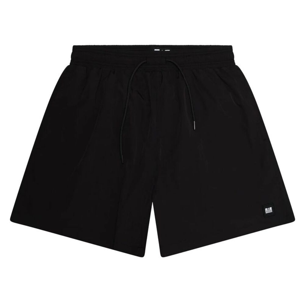 Weekend Offender Mens Button Swim Shorts / Black